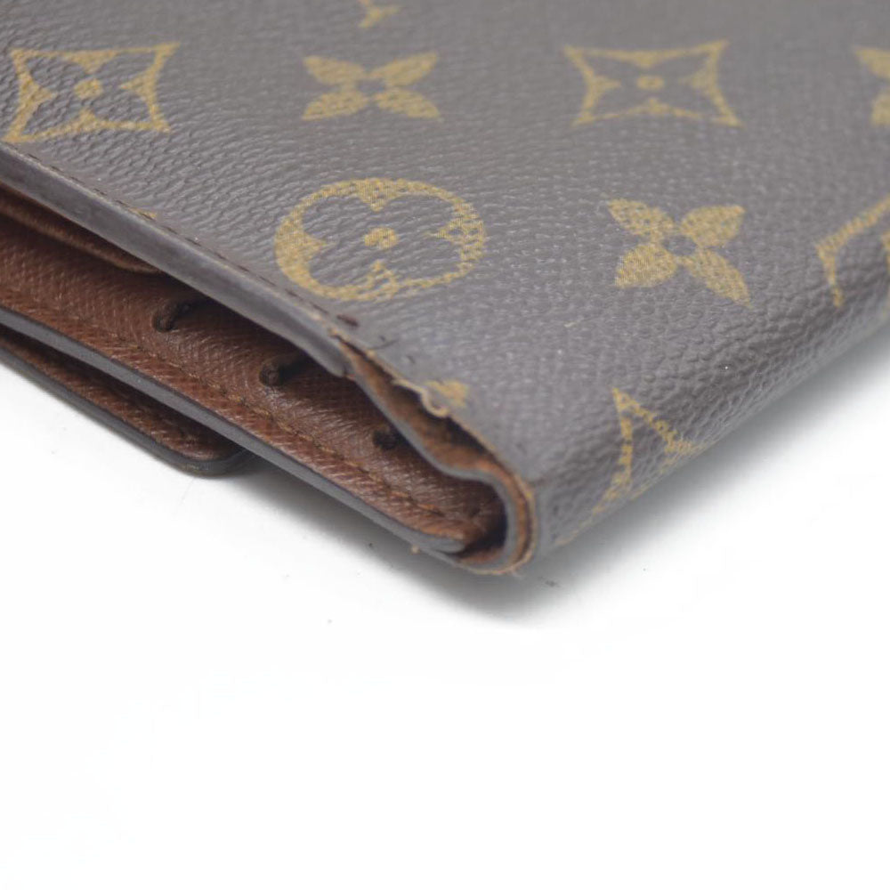Louis Vuitton Monogram Porte Tresor International Trifold Long Wallet MB1023