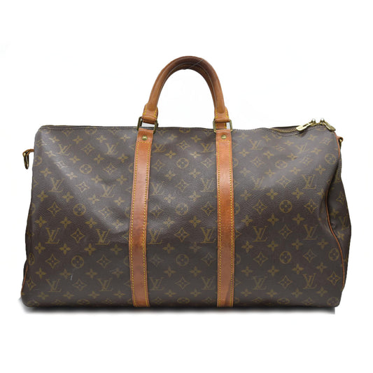 AUCTION $2630 Louis Vuitton  Monogram Keepall Bandouliere 50