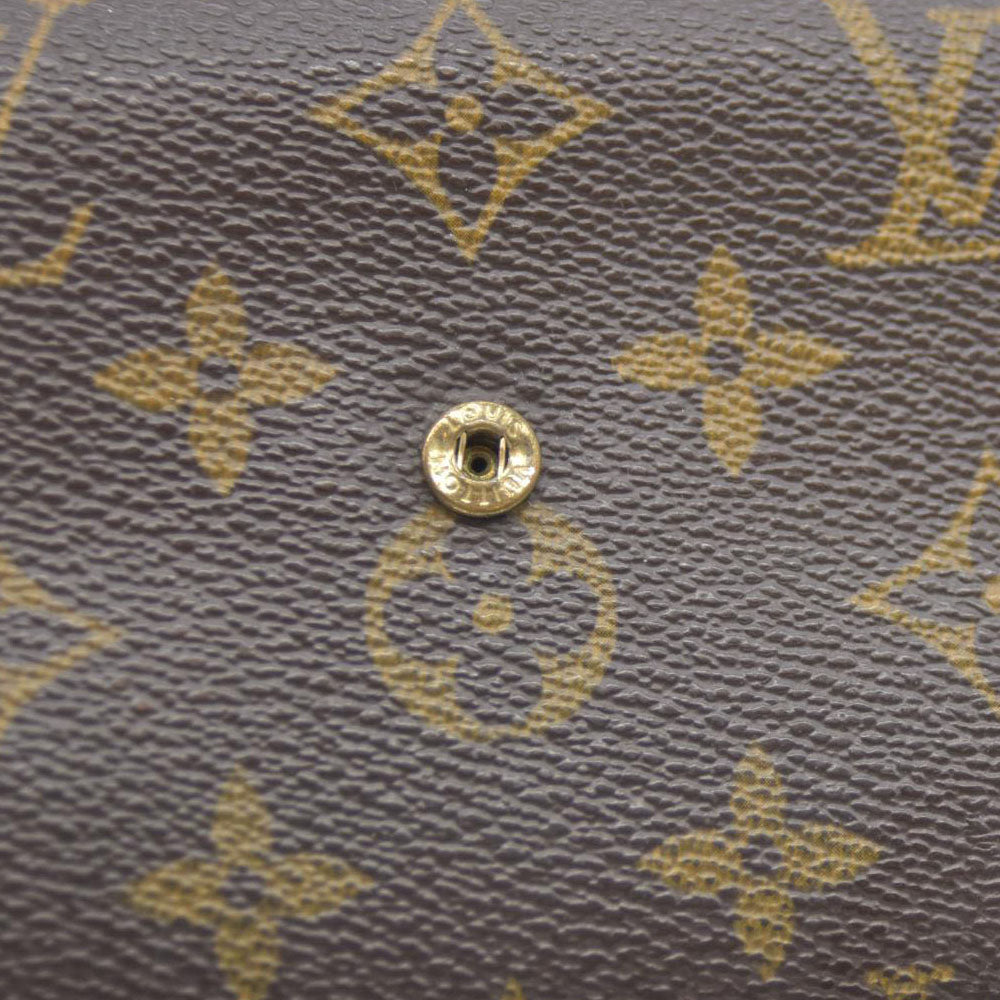 Louis Vuitton Monogram Porte Tresor International Trifold Long Wallet MB1023
