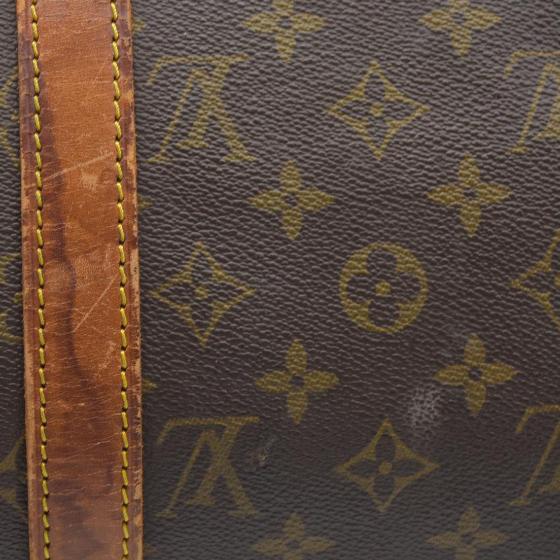 AUCTION $2630 Louis Vuitton  Monogram Keepall Bandouliere 50