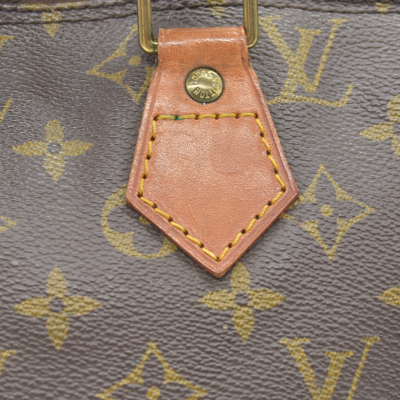 $2090 1993 Louis Vuitton Alma PM Brown Monogram VI1913