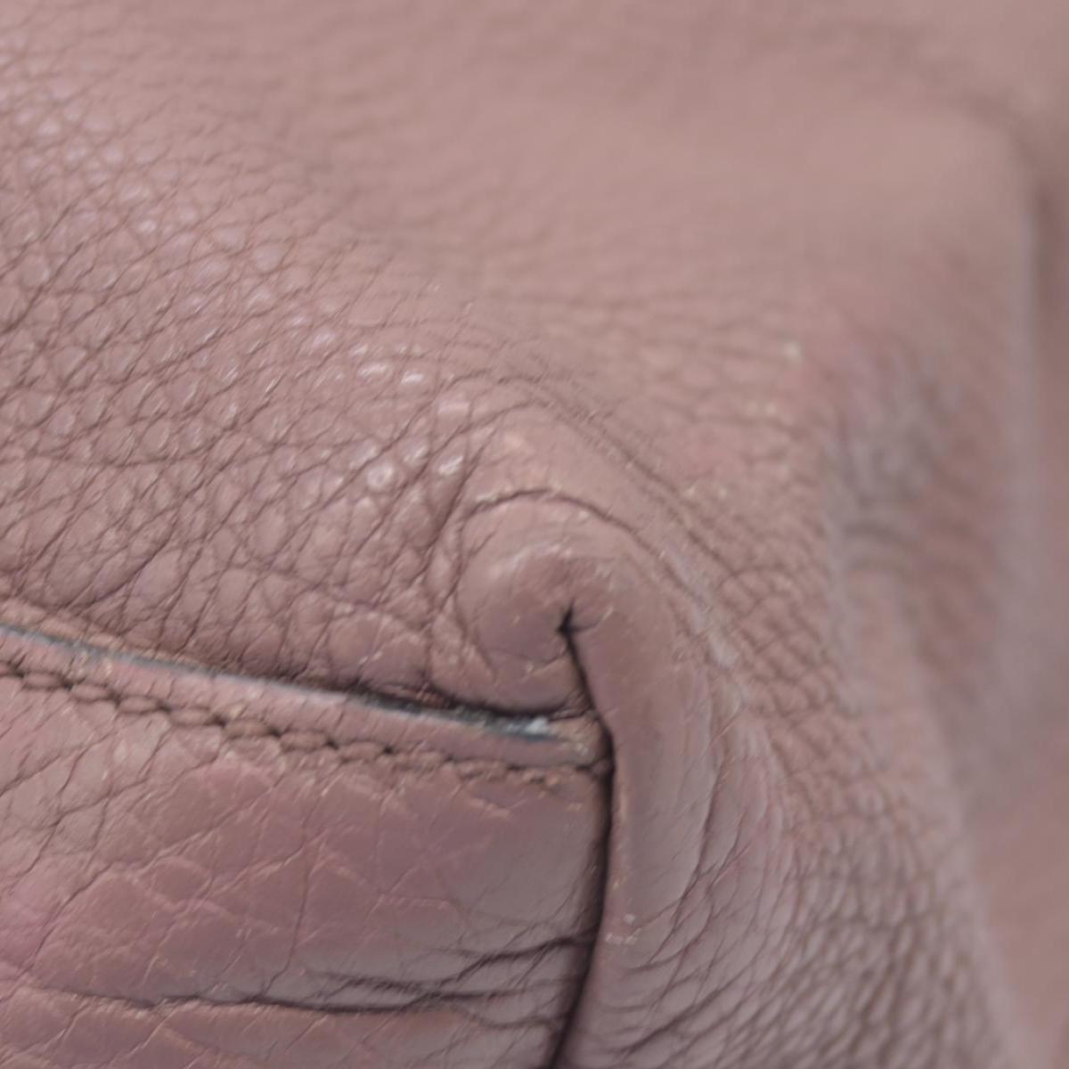 Gucci Pebbled Calfskin Medium Soho Chain Shoulder Bag Antique Rose