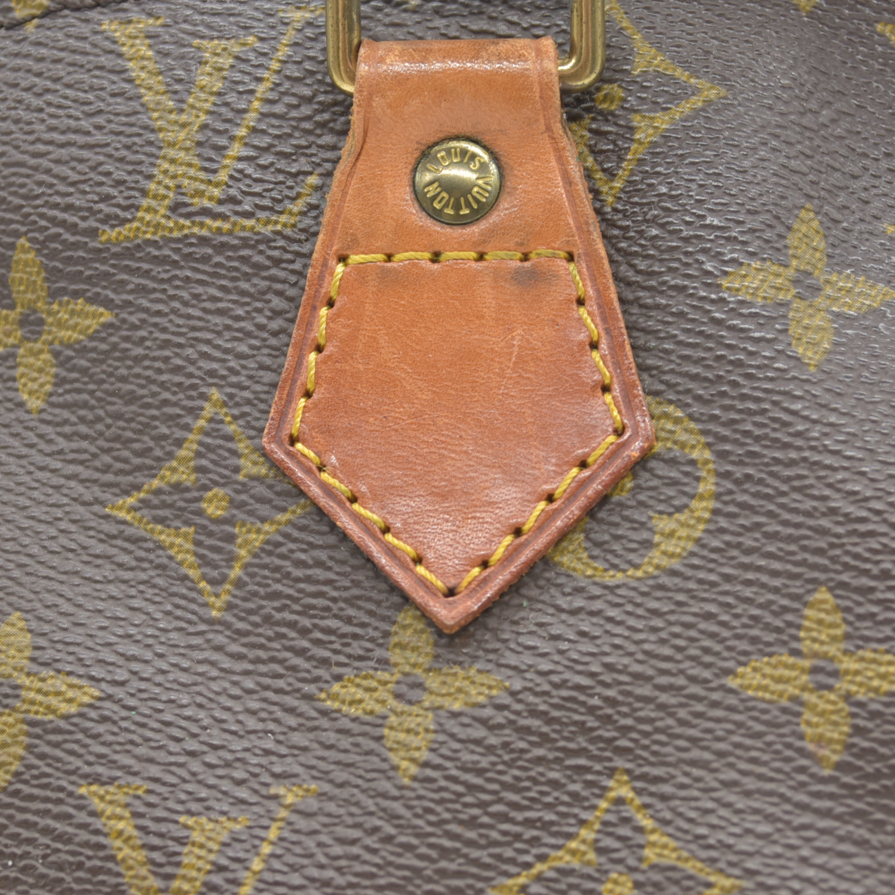 $2090 1993 Louis Vuitton Alma PM Brown Monogram VI1913