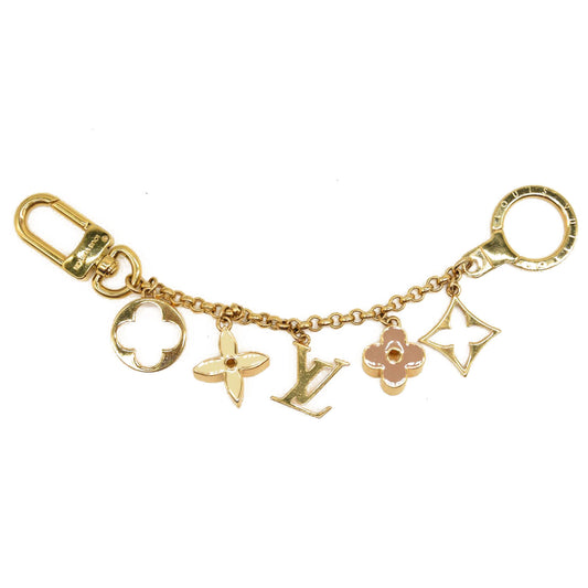 LOUIS VUITTON Fleur De Monogram Bag Charm Chain