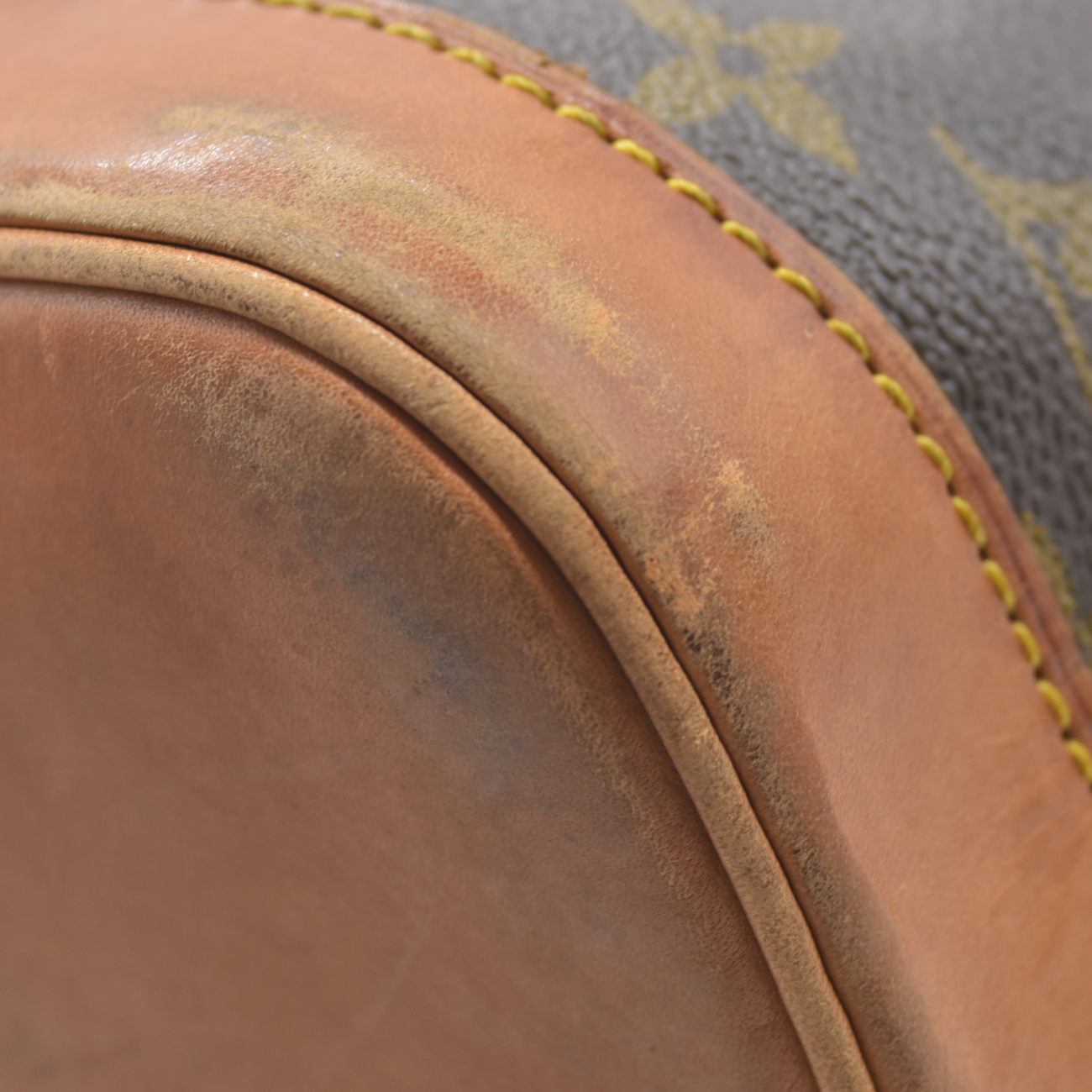 $2090 1993 Louis Vuitton Alma PM Brown Monogram VI1913