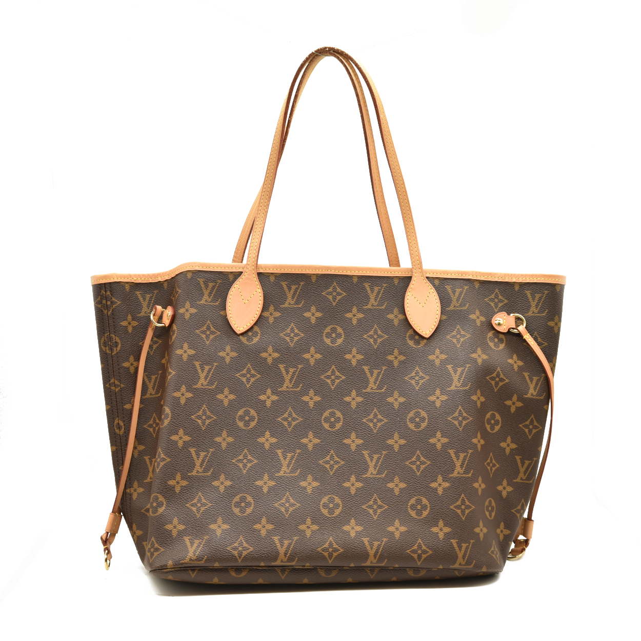 Louis Vuitton Monogram Neo Neverfull MM Pivoine with pouch and box RFID