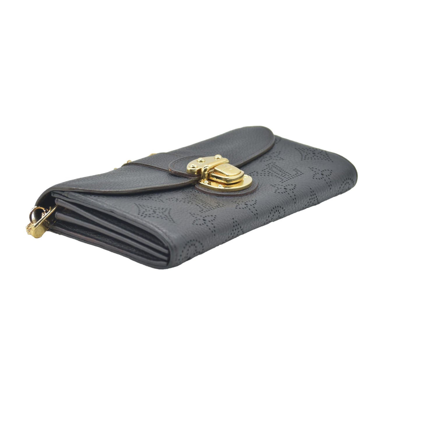 Louis Vuitton Mahina Amelia Wallet Black CONSIGNMENT