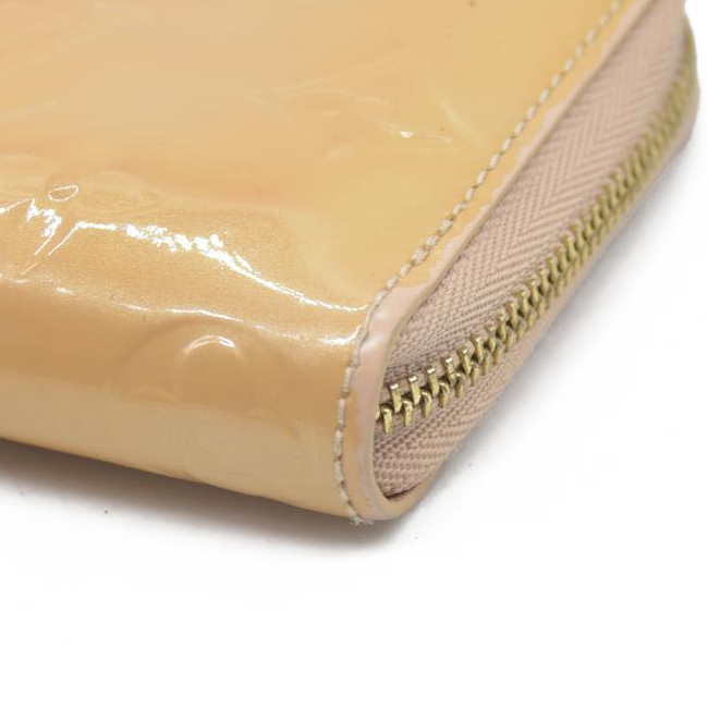 $520 Louis Vuitton Monogram Vernis Zippy Zip Around Wallet Coin Purse TH4089