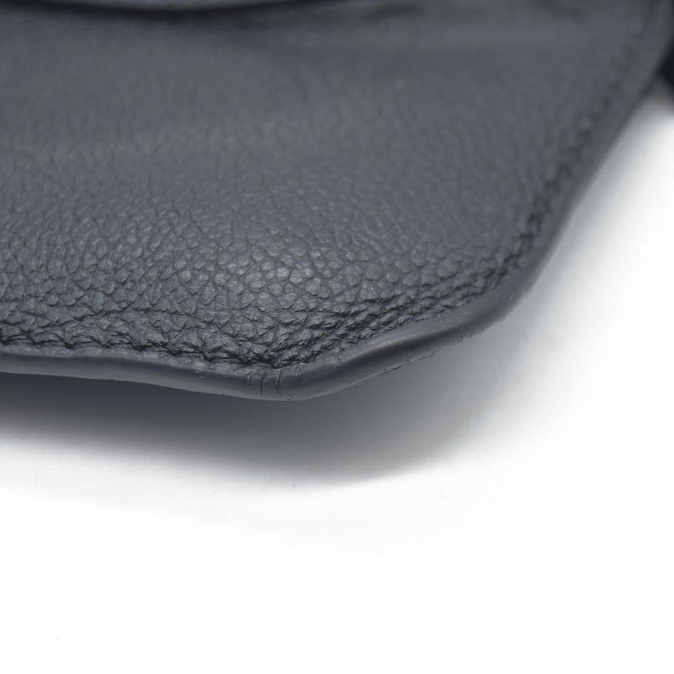 AUCTION $2710 Louis Vuitton  Empreinte Monogram Giant Neverfull MM Pochette Black