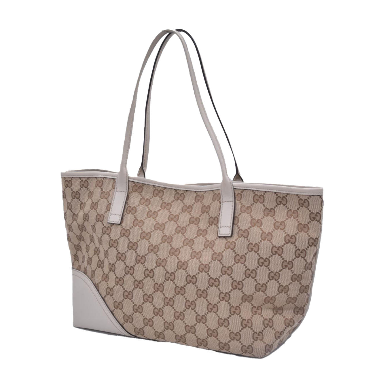 $1290 GUCCI GG Canvas Miss GG Tote Off White CONSIGNMENT