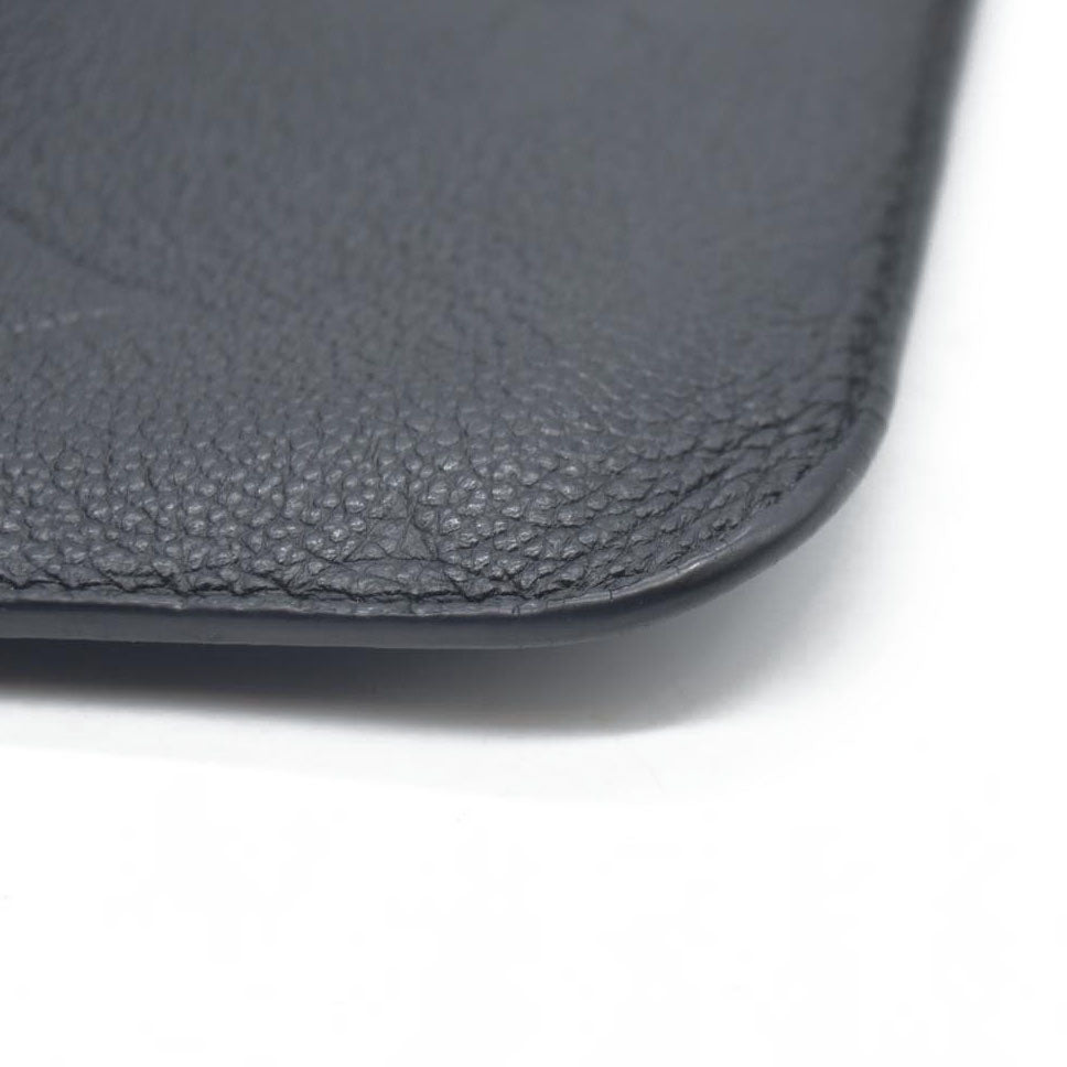 AUCTION $2710 Louis Vuitton  Empreinte Monogram Giant Neverfull MM Pochette Black