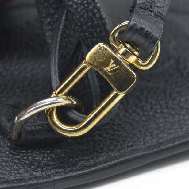 AUCTION $2710 Louis Vuitton  Empreinte Monogram Giant Neverfull MM Pochette Black