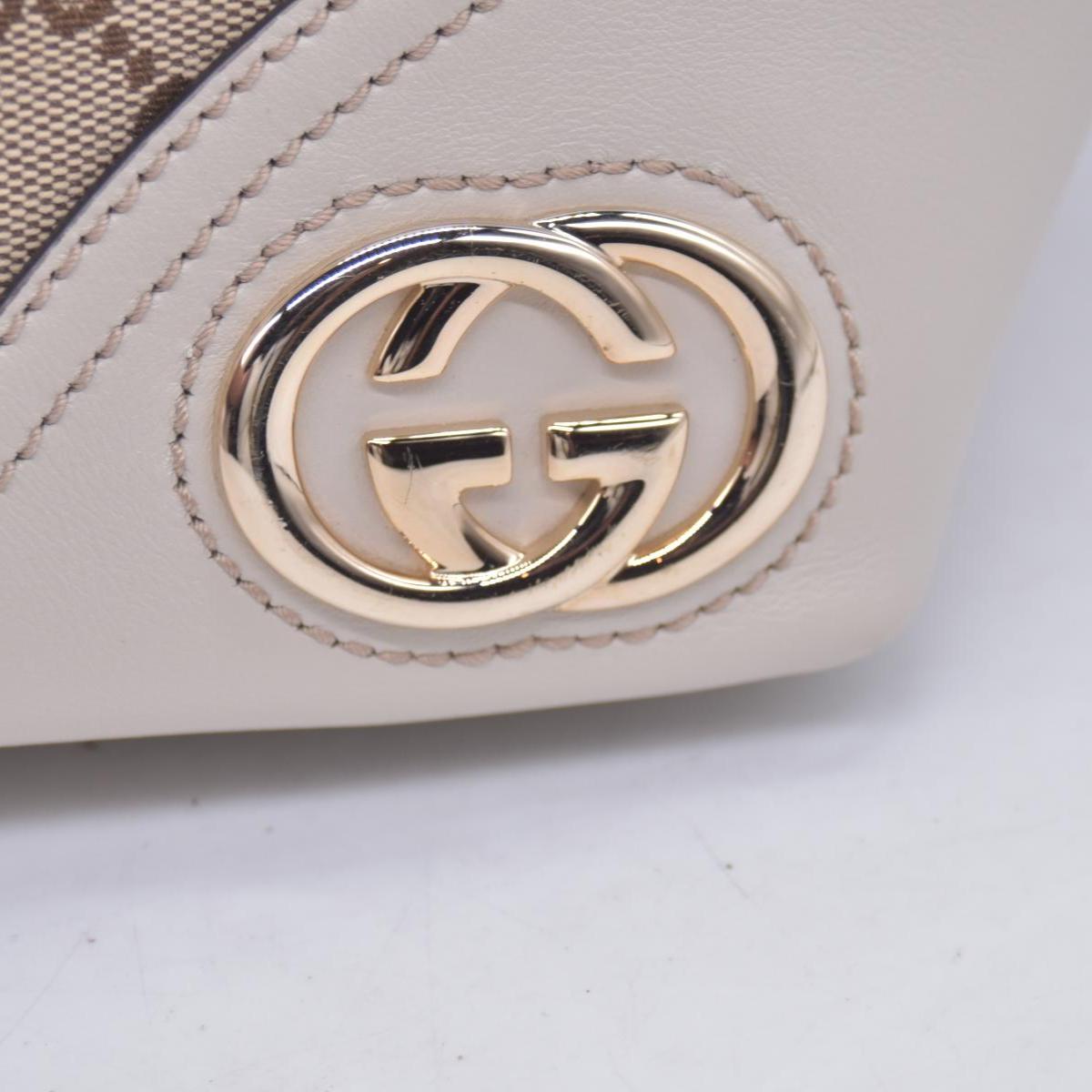 $1290 GUCCI GG Canvas Miss GG Tote Off White CONSIGNMENT