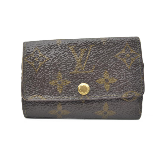 $345 Louis Vuitton Monogram Multicles 6 Ring Key Case Brown FL1903