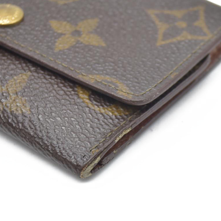$345 Louis Vuitton Monogram Multicles 6 Ring Key Case Brown FL1903
