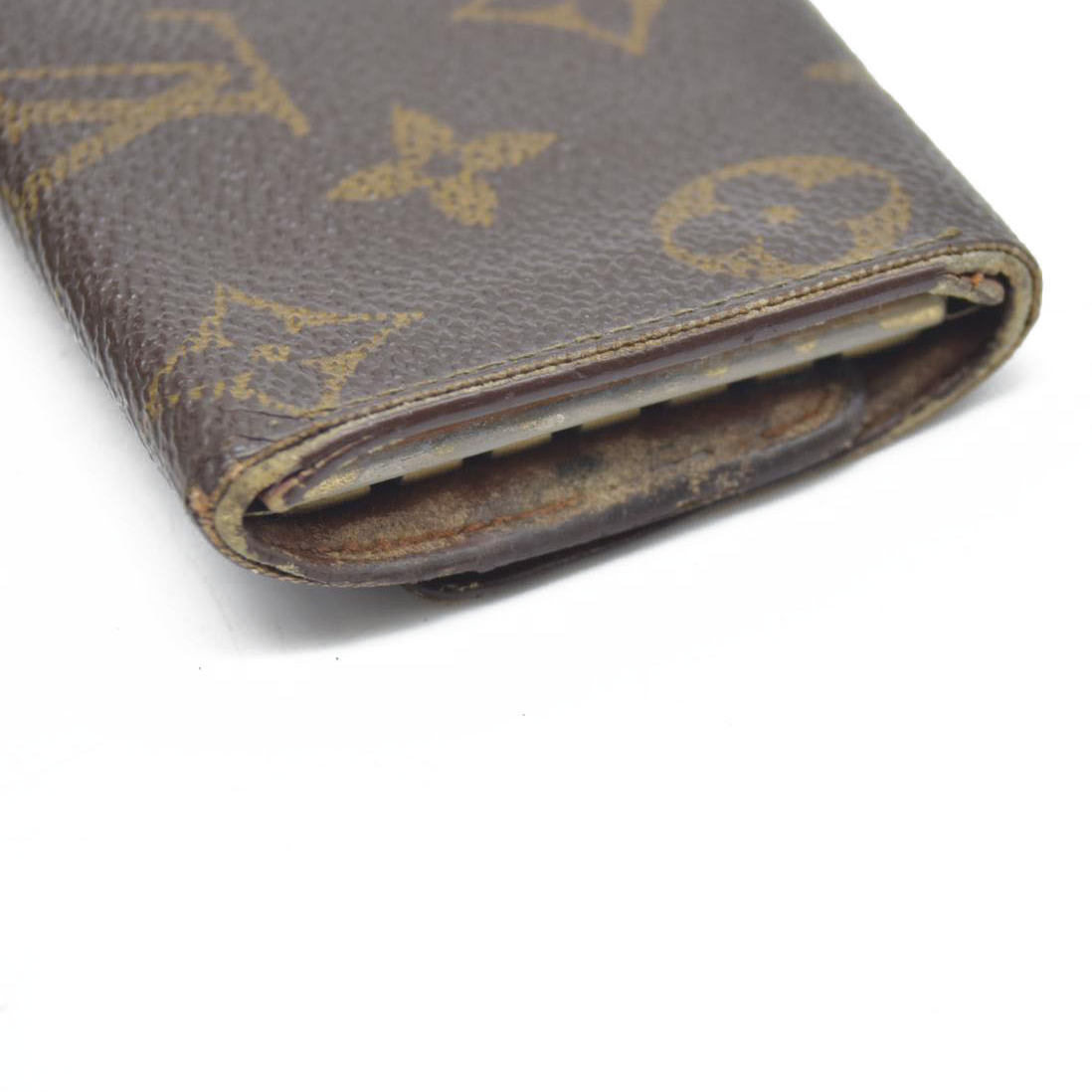 $345 Louis Vuitton Monogram Multicles 6 Ring Key Case Brown FL1903