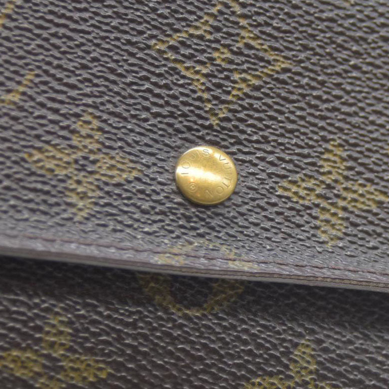 Louis Vuitton Monogram Porte Tresor International Trifold Long Wallet TH0073