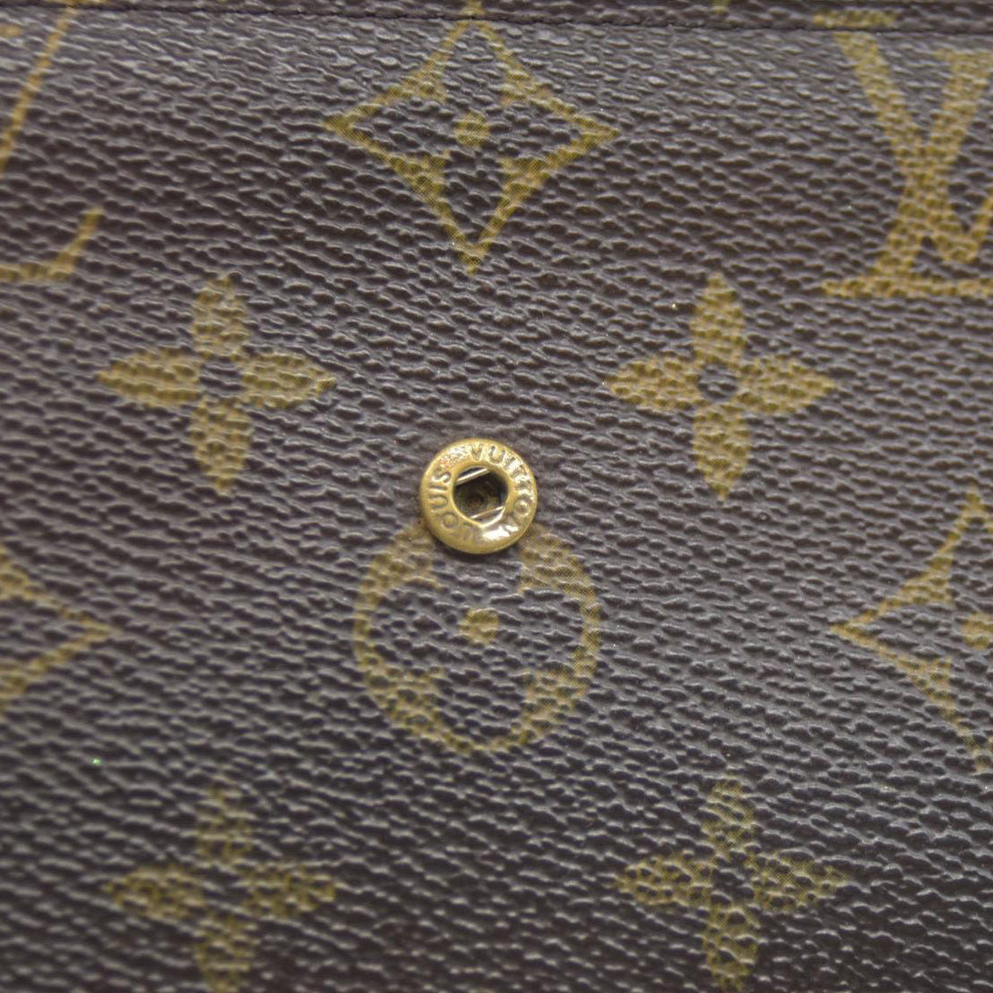 Louis Vuitton Monogram Porte Tresor International Trifold Long Wallet TH0073