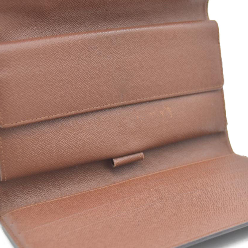 Louis Vuitton Monogram Porte Tresor International Trifold Long Wallet TH0073