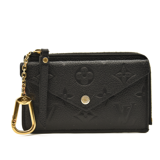 Louis Vuitton  Empreinte Recto Verso Card Holder Black RFID