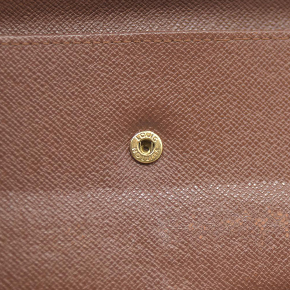 Louis Vuitton Monogram Porte Tresor International Trifold Long Wallet TH0073