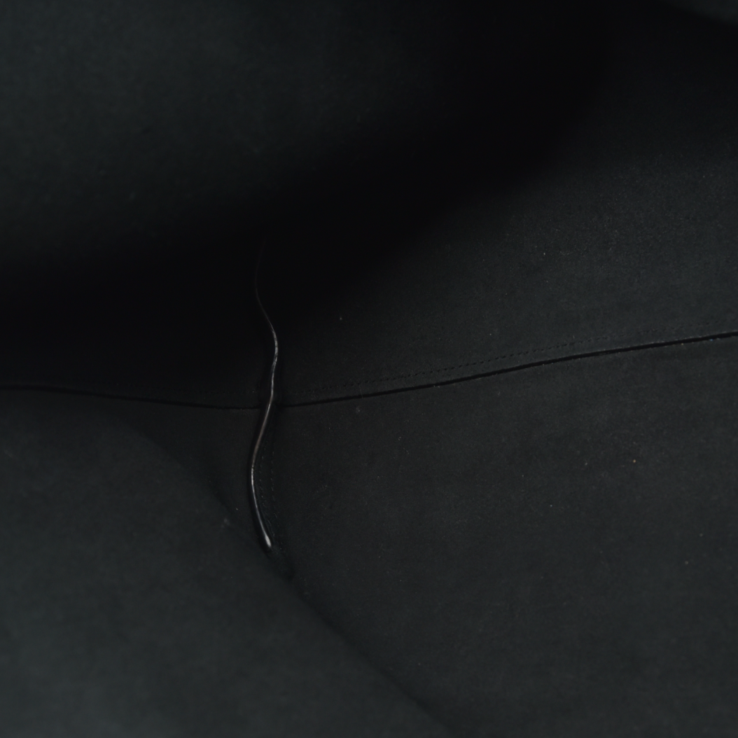 AUCTION $1550  Saint Laurent  Calfskin Large Shopping Tote Black