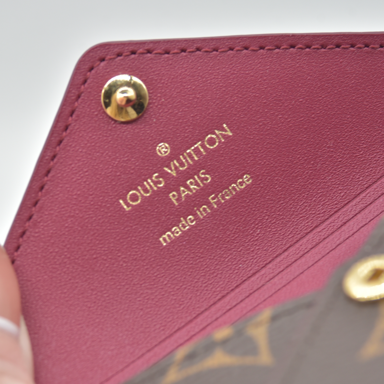 Louis Vuitton  Monogram Small Kirigami Pochette Insert Fuchsia RFID