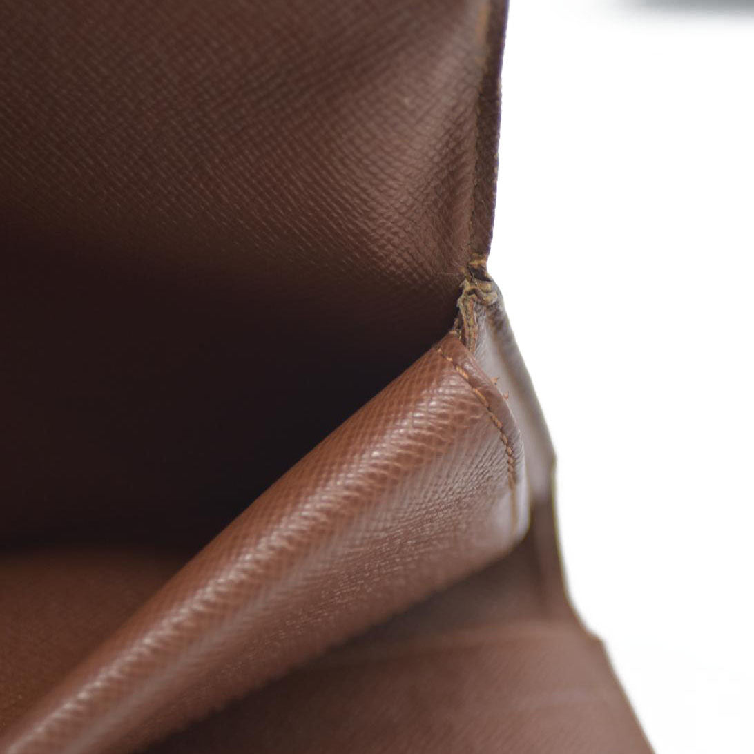 Louis Vuitton Monogram Porte Tresor International Trifold Long Wallet TH0073