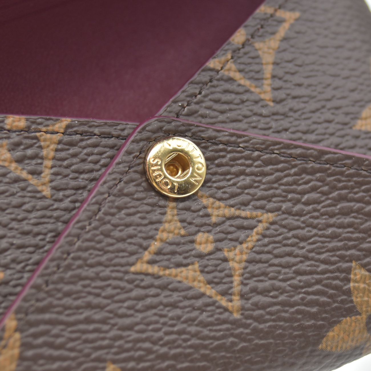 Louis Vuitton  Monogram Small Kirigami Pochette Insert Fuchsia RFID
