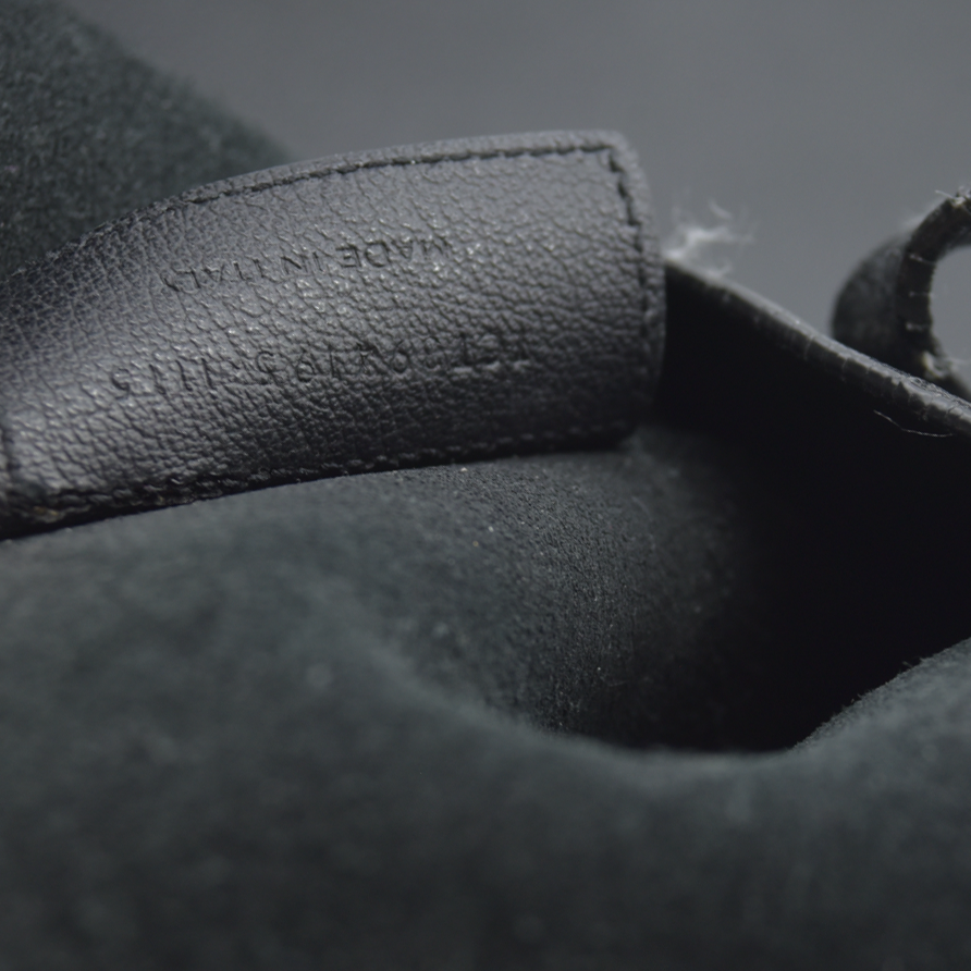 AUCTION $1550  Saint Laurent  Calfskin Large Shopping Tote Black