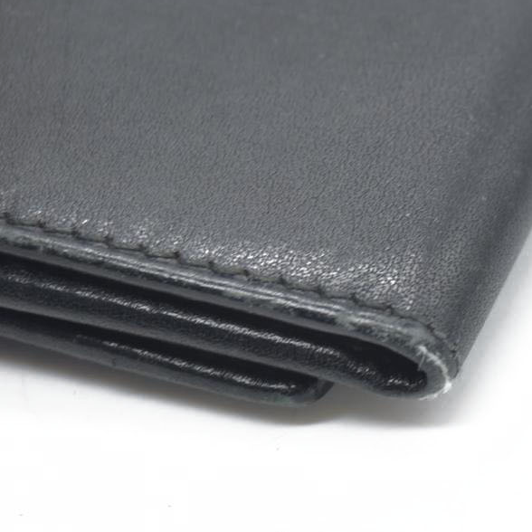 $350 GUCCI G Logo Leather 6 Ring Key Case Black
