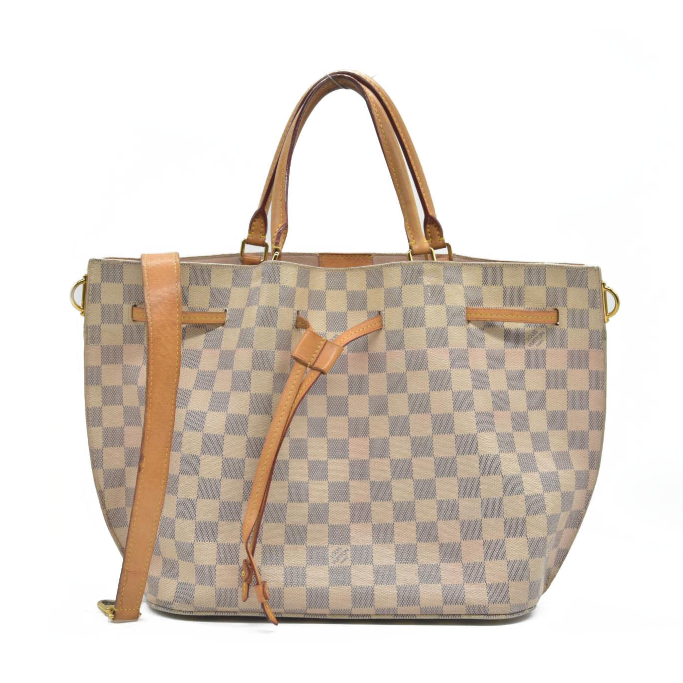 $1830 Louis Vuitton  Damier Azur Girolata GI4157 2017