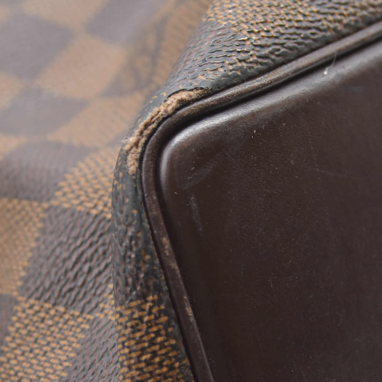 $1400 2003 Louis Vuitton Damier Ebene Chelsea Tote TH0023