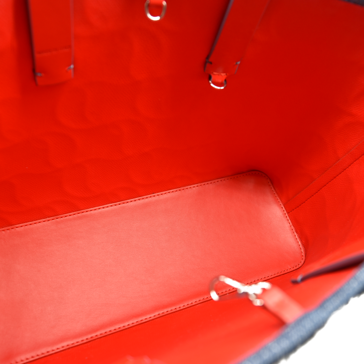 Christian Louboutin cabata small leather-trim tote denim