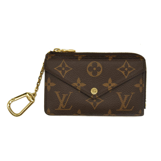 LOUIS VUITTON  Monogram Recto Verso Card Holder Black RFID