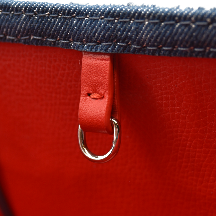 Christian Louboutin cabata small leather-trim tote denim