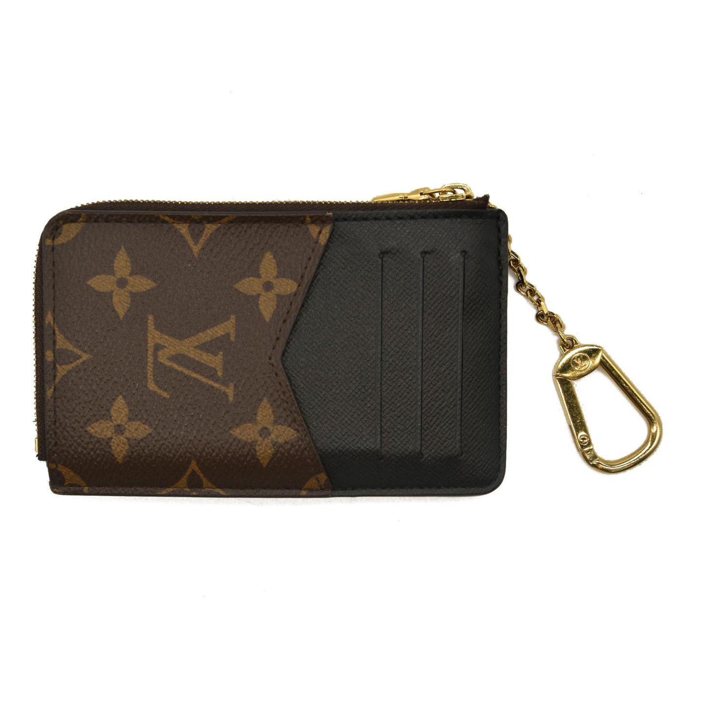 LOUIS VUITTON  Monogram Recto Verso Card Holder Black RFID