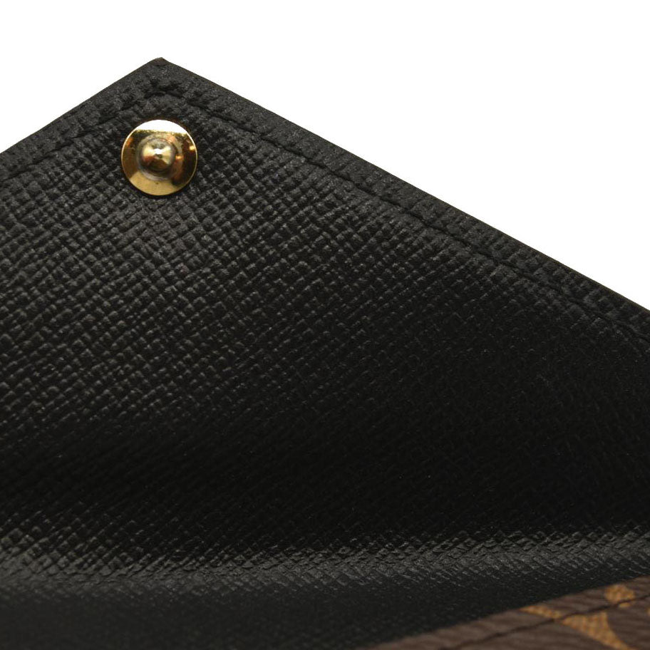 LOUIS VUITTON  Monogram Recto Verso Card Holder Black RFID