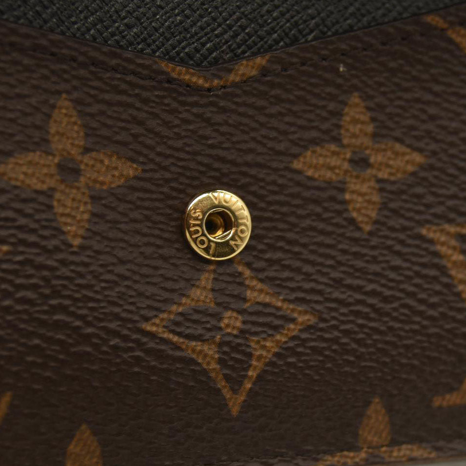LOUIS VUITTON  Monogram Recto Verso Card Holder Black RFID