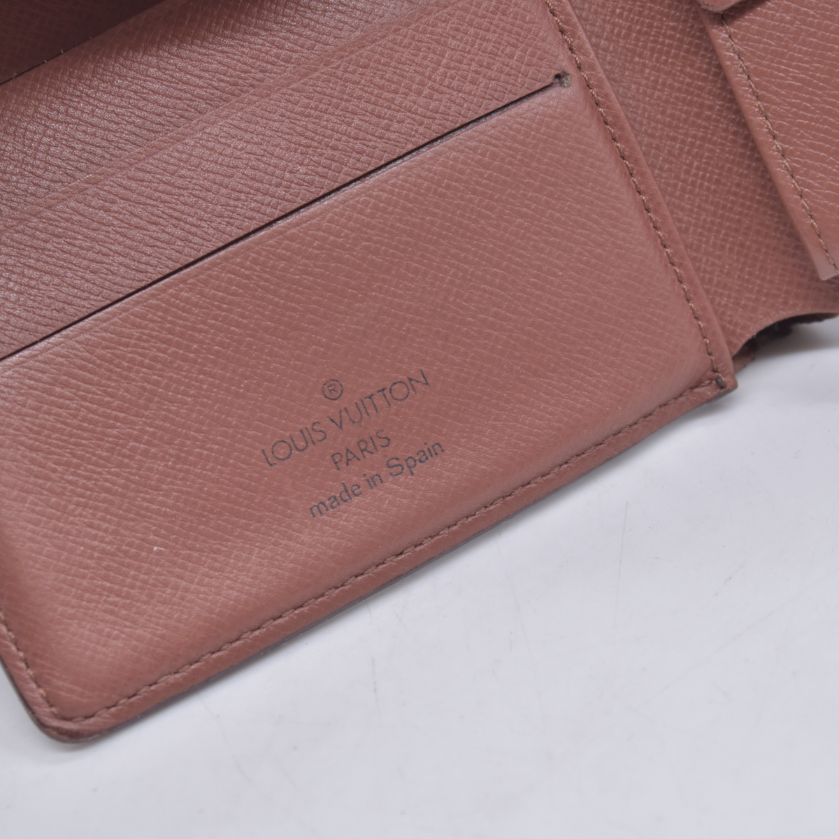 $560 1996 Louis Vuitton Monogram Portefeiulle Marco Bifold Wallet Brown CA0916