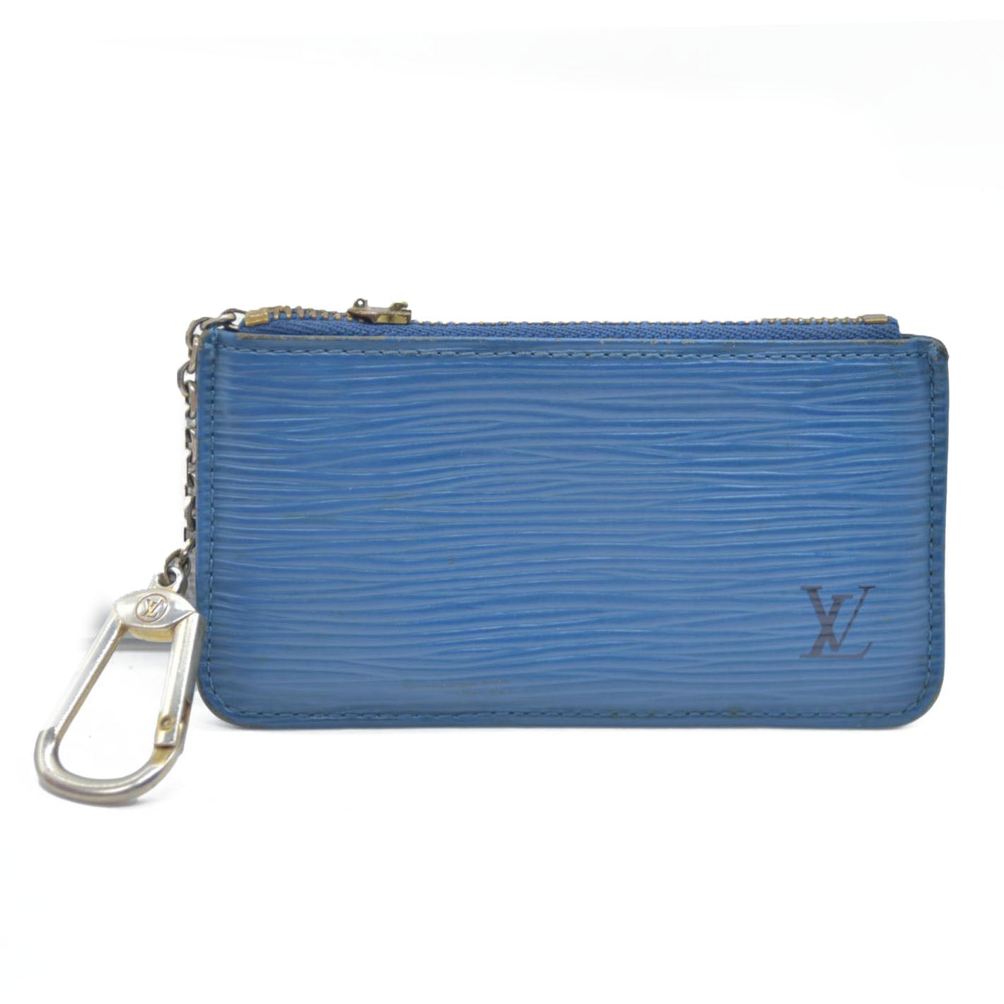 Louis Vuitton Epi Key Pouch Blue CA0995