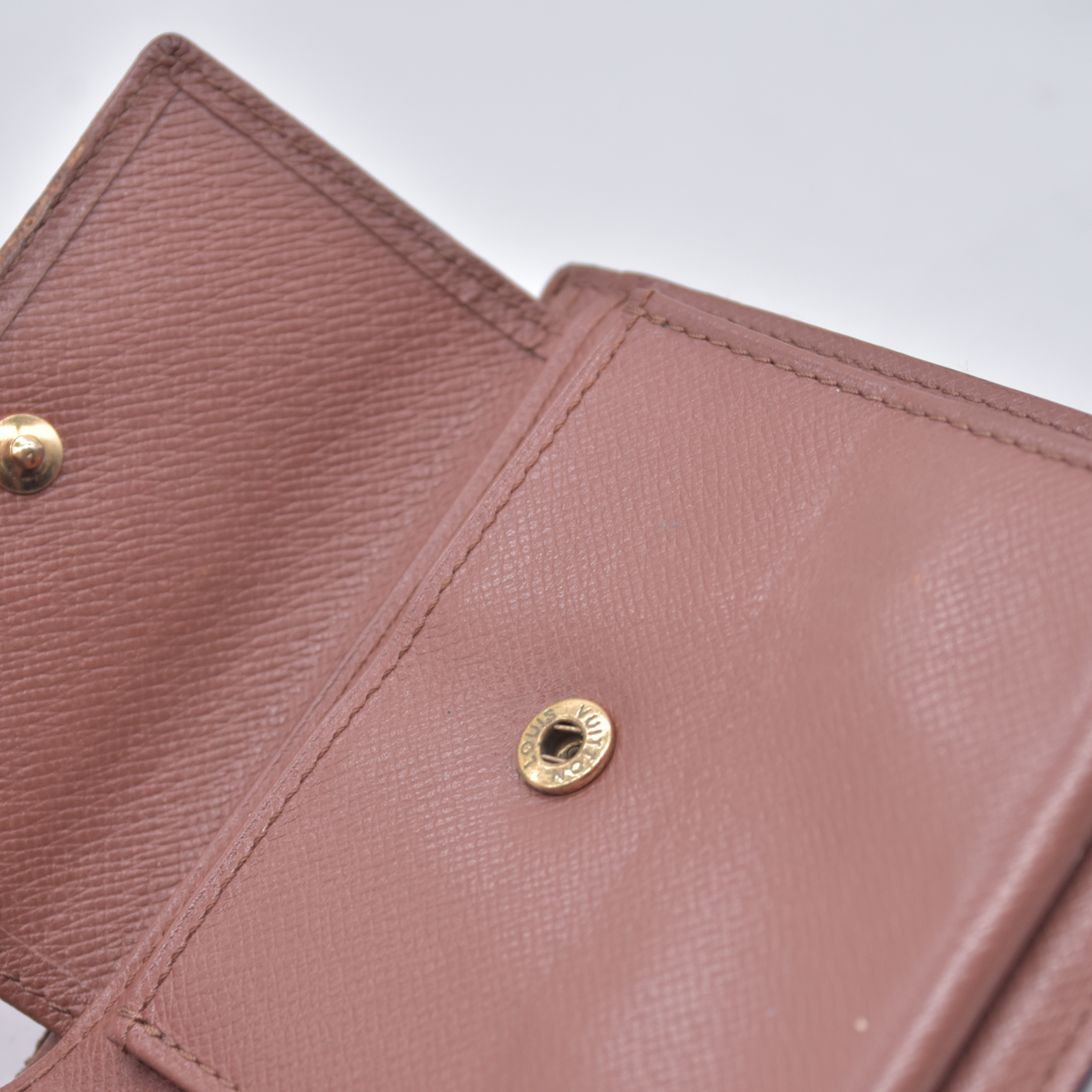 $560 1996 Louis Vuitton Monogram Portefeiulle Marco Bifold Wallet Brown CA0916