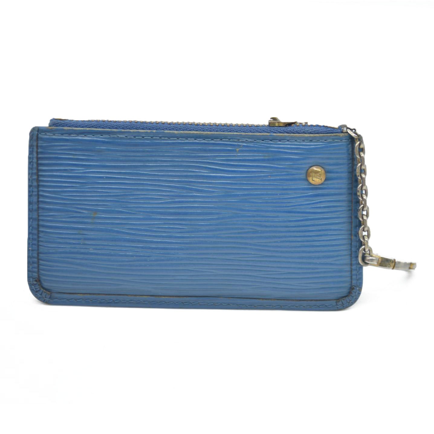 Louis Vuitton Epi Key Pouch Blue CA0995