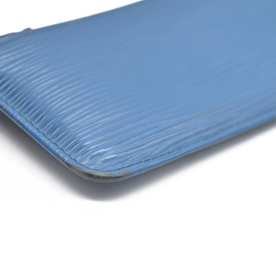 Louis Vuitton Epi Key Pouch Blue CA0995
