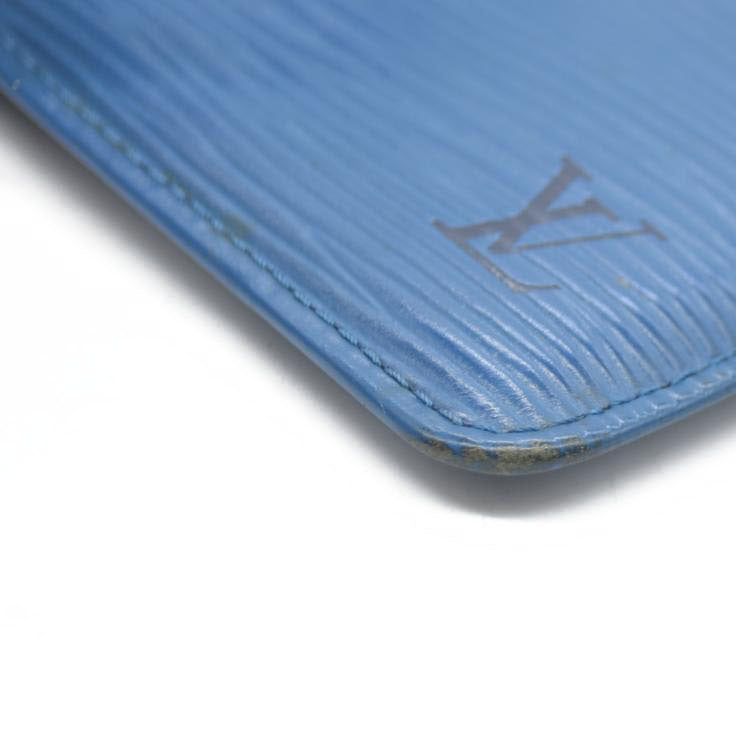 Louis Vuitton Epi Key Pouch Blue CA0995