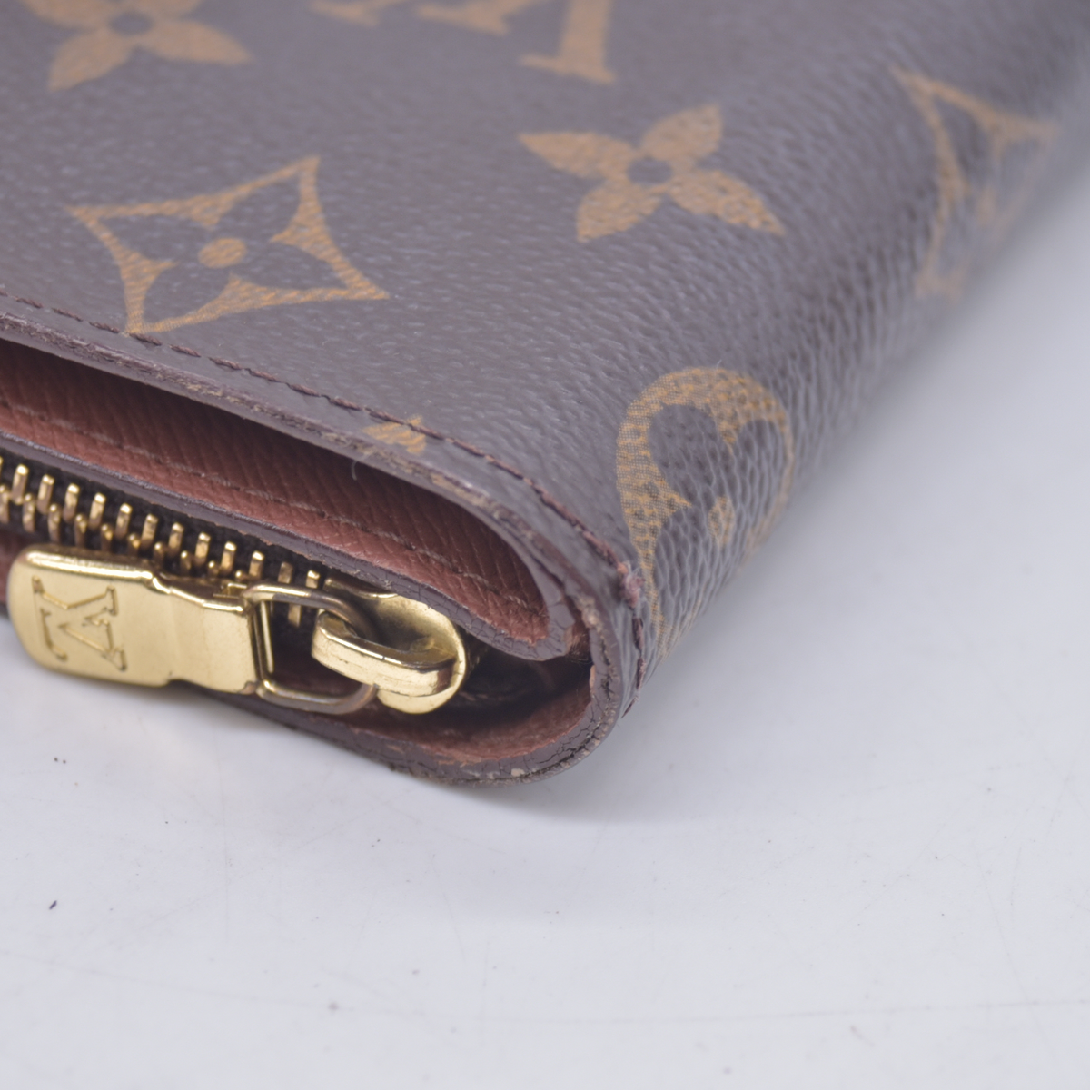 $590 1999 Louis Vuitton Monogram Compact Zippe Zipped Wallet MI0969