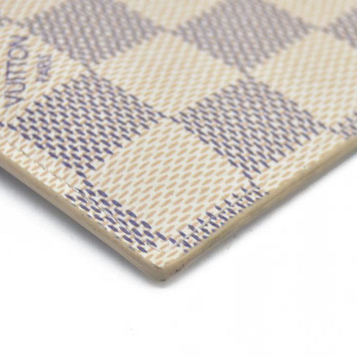 $1580 Louis Vuitton Damier Azur Pochette Félicie Wallet Zippered Insert Rose Ballerine