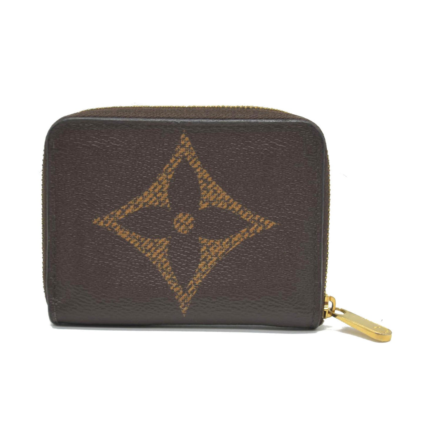 Louis Vuitton Monogram Giant Zippy Coin Purse Wallet Brown SN3200