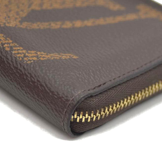 Louis Vuitton Monogram Giant Zippy Coin Purse Wallet Brown SN3200