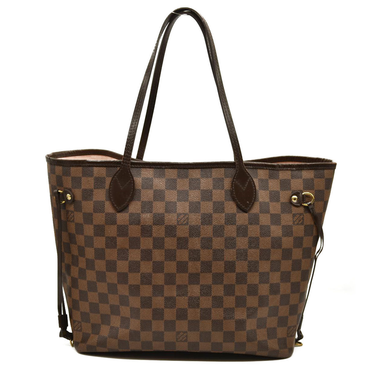 LOUIS VUITTON  Damier Ebene Neo Neverfull MM Rose Ballerine AR5106